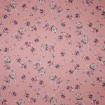 Шёлковый жаккард с пышными цветами и геометрическим мотивом