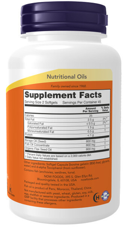 Super Omega 3-6-9 1200 mg 90 softgels