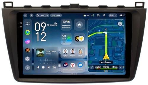 Магнитола для Mazda 6 GH 2007-2012 - Teyes CC4-PRO монитор 9.5" 2K QLED на Android 13, Быстрейшая, Snapdragon 778G, ИИ, CarPlay, DSP, 4G SIM-слот