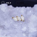 3K Plume Crystal PVD Yellow - Inverted