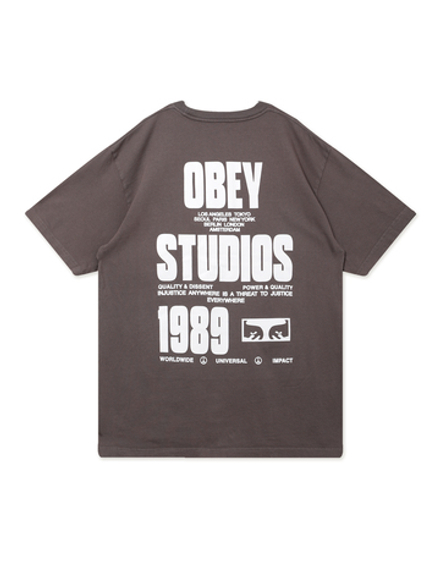 Мужская Футболка Obey Stamped