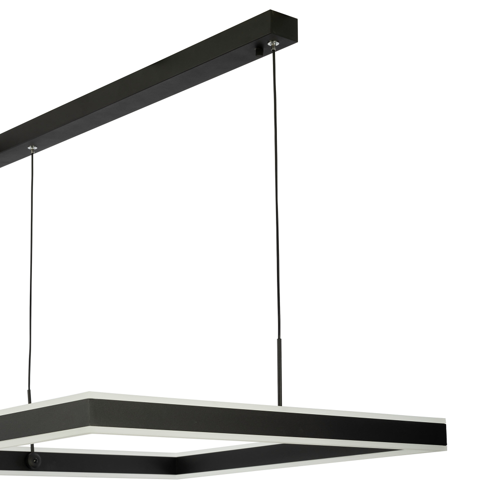 Citilux Дуэт CL719K311 LED Люстра подвесная с пультом Чёрная