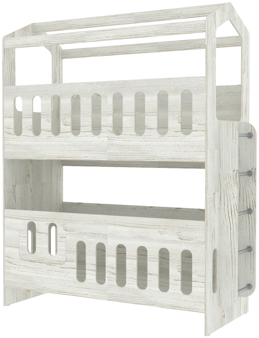 Двухъярусная кровать КарИВи Сказочный домик КарИВи ДС-300 80x180 Винтерберг