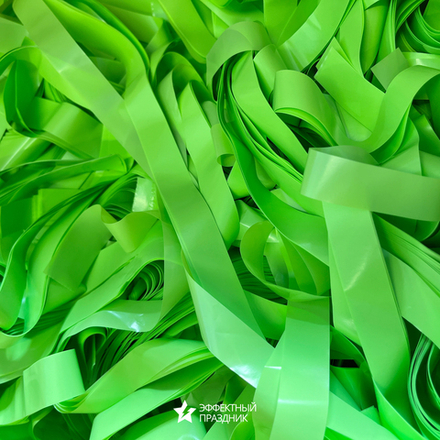 Зелёная мягкая плёнка (полоски)