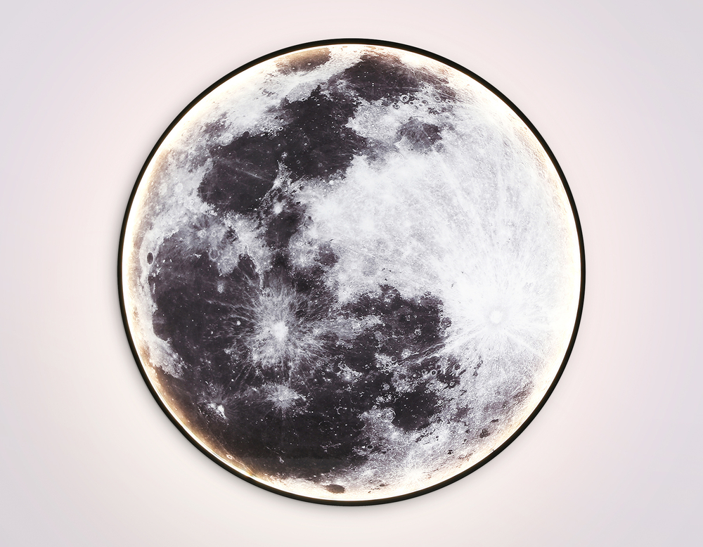 Светильник светодиодный настенно-потолочный FW11113 BK черный 31W LED 3000-6400K D500*38