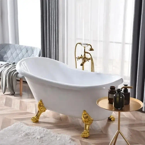 Ванна CLASSIC 150G (1570x770x740) на львиных лапах (золото) Ceruttispa