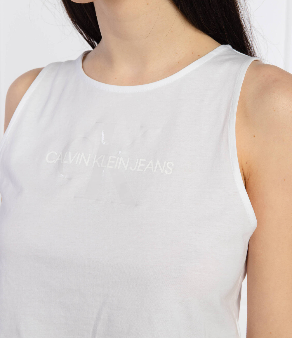 топ CALVIN KLEIN JEANS - белый(J20J215622)