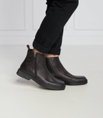 Кожаные челси iker HUGO - каштановый(50500455)