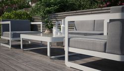 Villino, набор белый/серый, алюминий