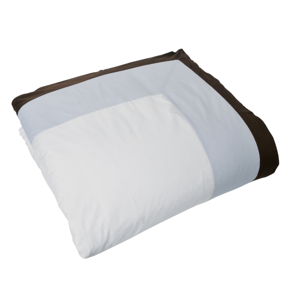 Постельное белье 2 спальное евро Casual Avenue Soho Frame голубое пододеяльник вид