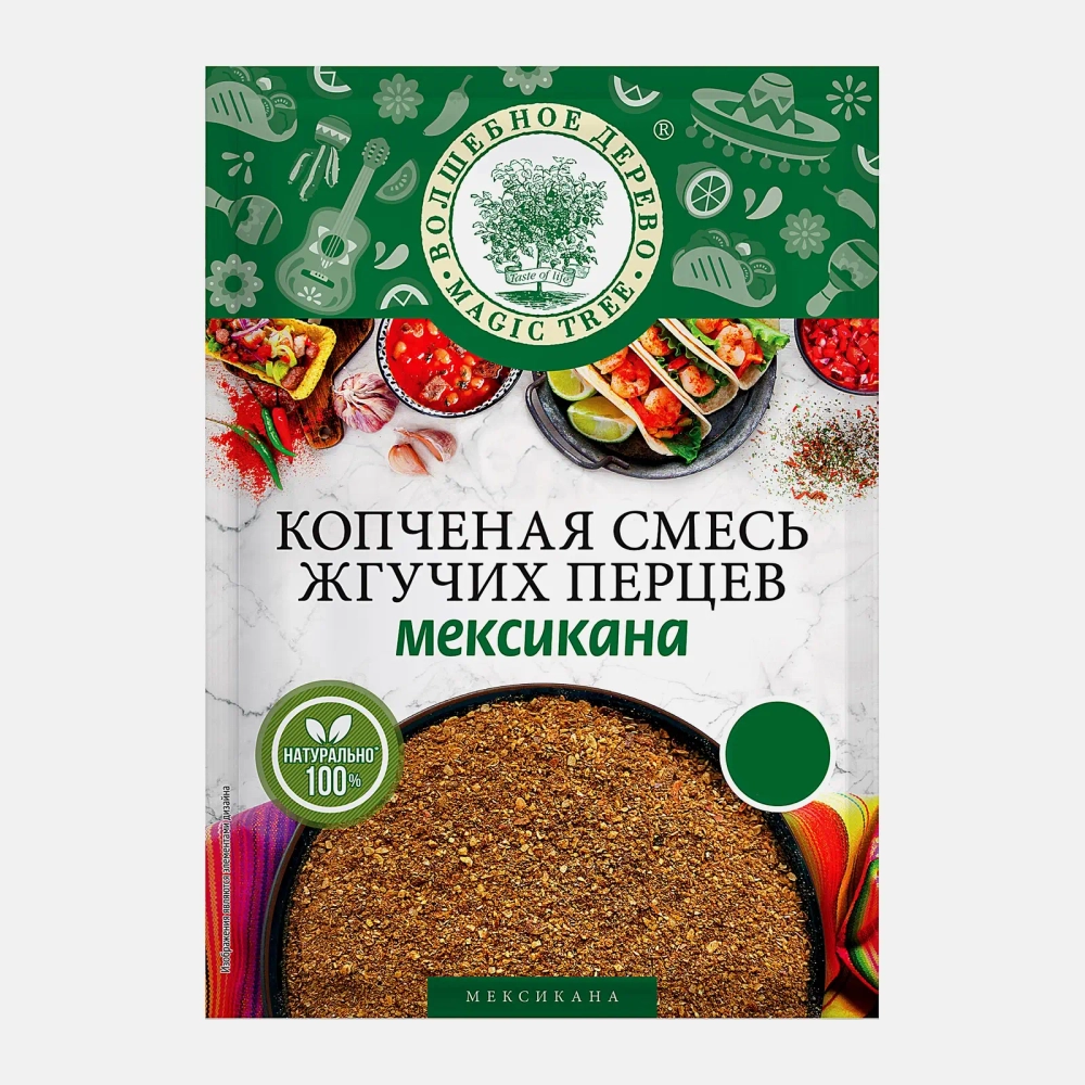 Приправа Волшебное дерево Смесь жгучих перцев Мексикана 30г