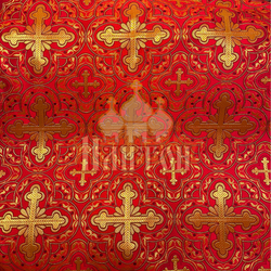 Парча "Полоцк" красная