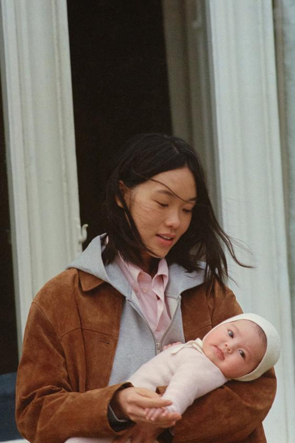 ZARA КОМБИНЕЗОН ВЯЗАНЫЙ, ВОРОТНИК КРЮЧКОМ, ВЫШИТЫЕ ЦВЕТЫ, ТЕЛЕСНО-РОЗОВЫЙ