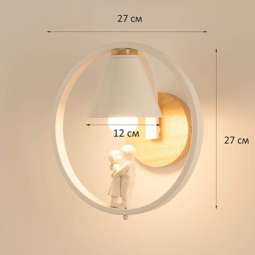 Настенный светильник Home Light Астерия MMD-LED B138-4-1xE27 белый