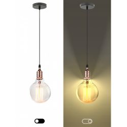 PL13 E27 - 4 RG Подсветка ЭРА Накладной, цоколь Е27, провод 1 м, цвет розовое золото