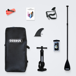 Sup board ozerus сап борд двухслойный. доска надувная 10.6' (цвет: акула)
