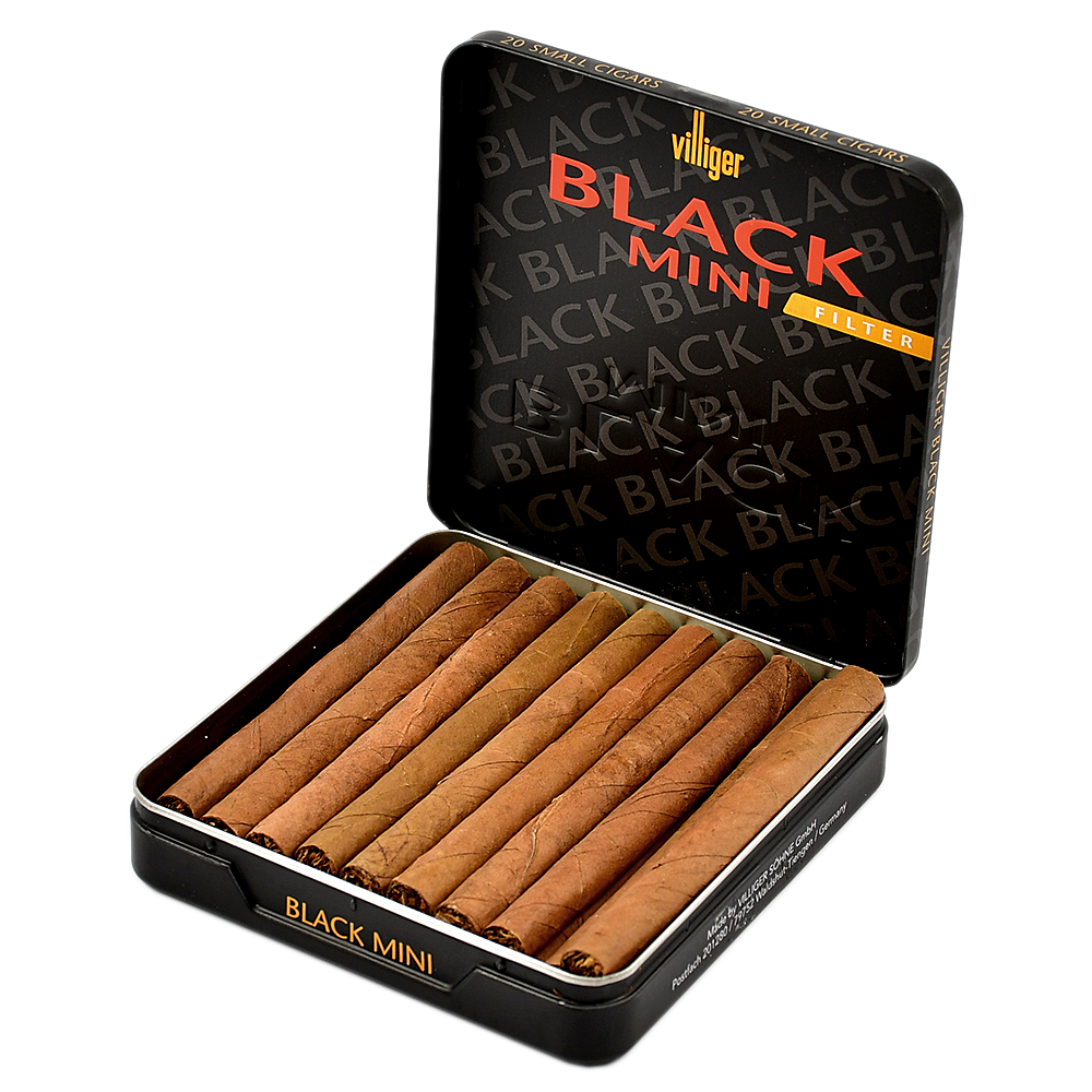 Villiger Black Mini Sumatra Filter 20 Cigarillos
