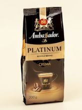 Кофе в зернах Ambassador Platinum Crema 200 г x 4 шт