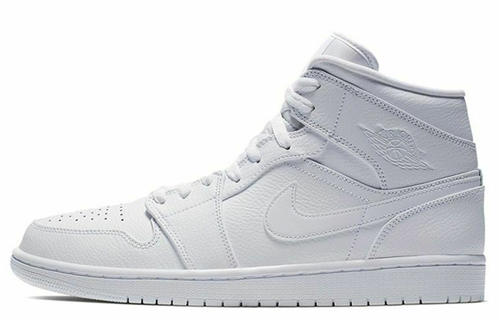 Кроссовки Jordan Air Jordan 1 Mid White 2019