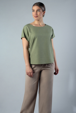 Блузка женская 3256ЗПк, оливковый #259Оа093256зпк