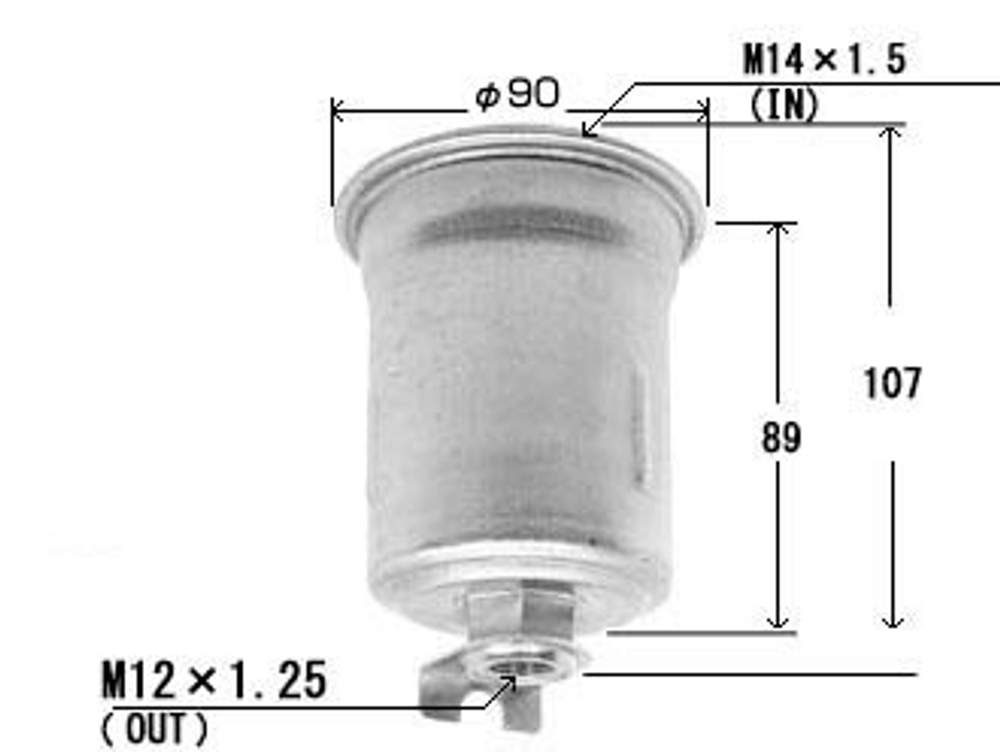 FC-189  FS-6002U/3201    AZUMI  FSP21201  23300-20040 Фильтр топливный
