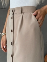 Юбка длинная на пуговицах