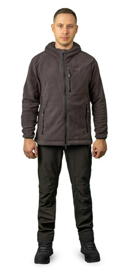 Флисовая толстовка Тундра PRIDE графит Novatex