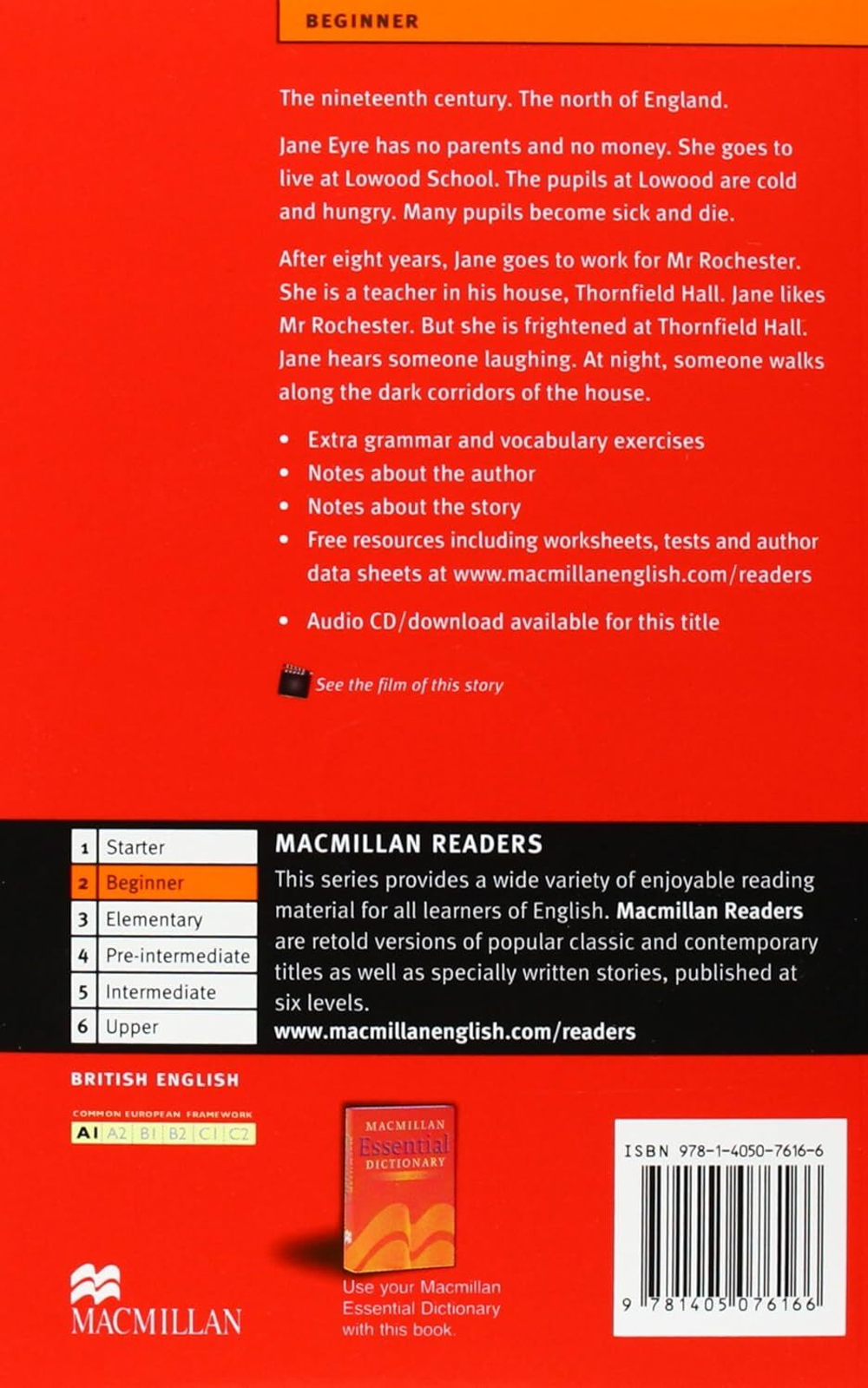 Macmillan Readers Beginner Jane Eyre + Audio CD Pack