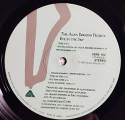 Винтажная виниловая пластинка LP The Alan Parsons Project Eye In The Sky (Japan 1982) (Obi Copy)
