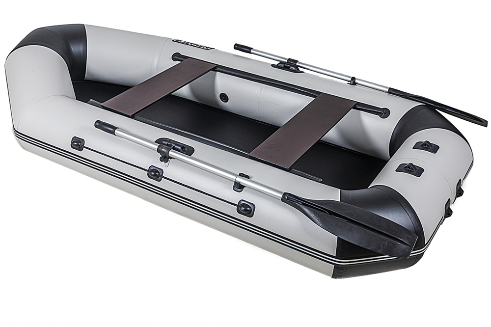 Броня-260 M белый-черный (лодка ПВХ с усилением)