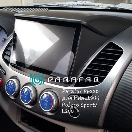 Магнитола для Mitsubishi L200, Pajero Sport 2006-2016 - Parafar PF220XHD на Android 13, 8-ядер, 4Гб+64Гб, CarPlay, 4G SIM-слот