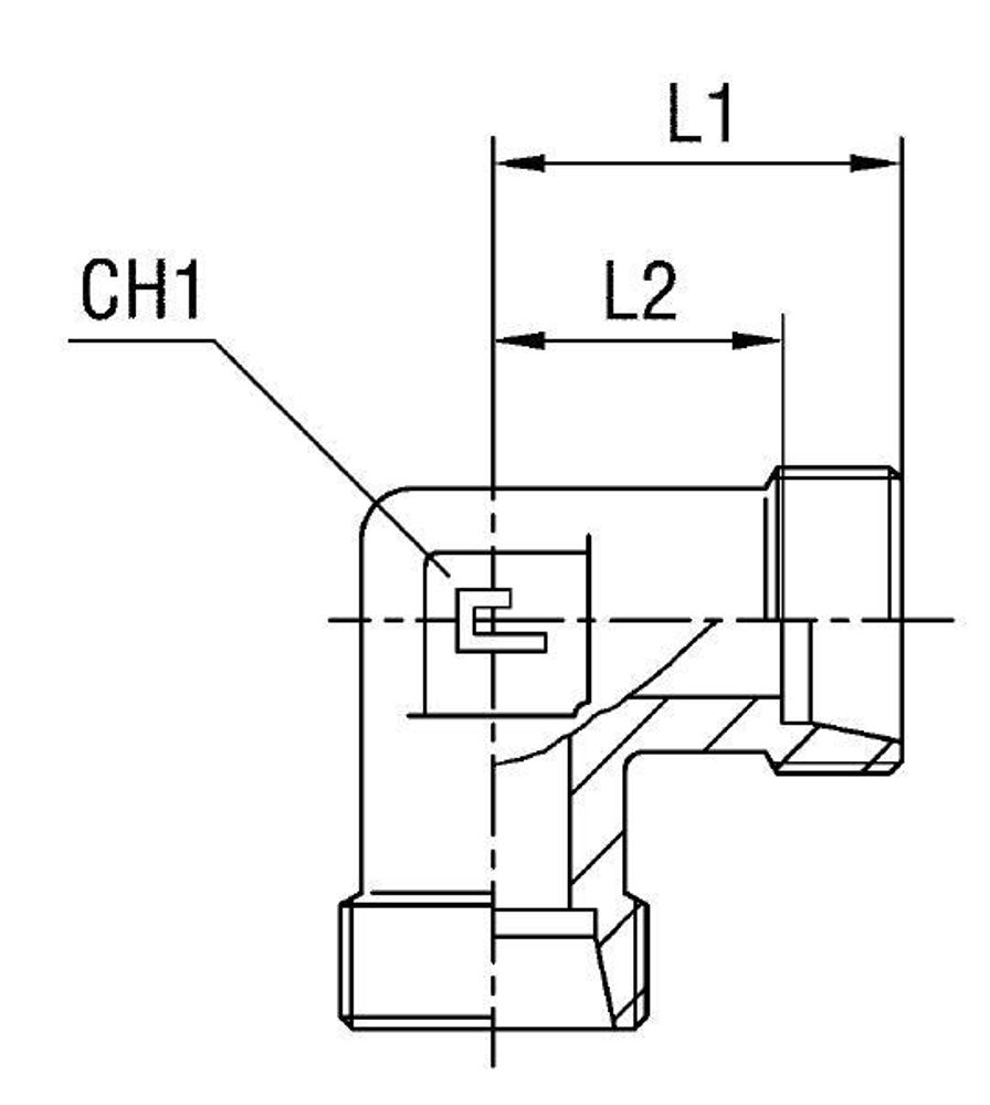 Соединение P90 DL06 M12х1.5 (корпус) CAST