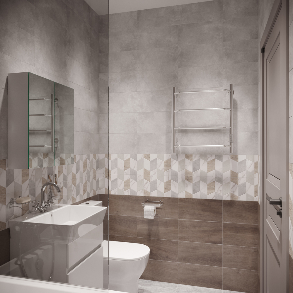 Полотенцесушитель электрический EWRIKA Сафо FT 60x55 см, подключение справа, слева, глянцевый хром, лесенка