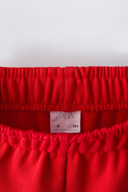 ZARA ШОРТЫ С ЛАМПАСАМИ, КРАСНЫЙ