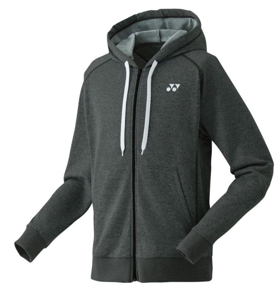 Мужская кофта теннисная Yonex Men&#39;s Full Zip Hoodie - charcoal