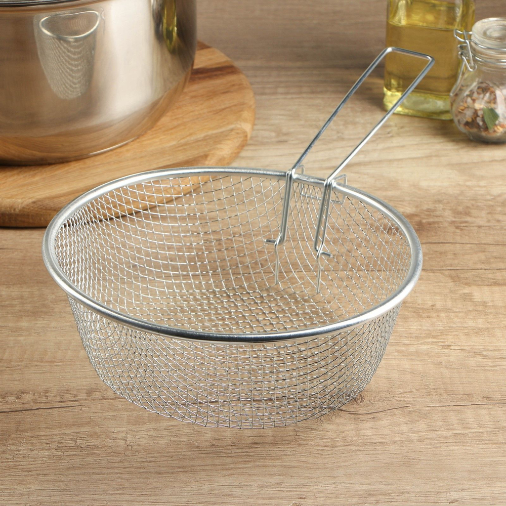 Фритюрница Доляна, d=22 см, со съёмной ручкой