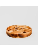 Деревянная менажница с 4 отсеками из кедра