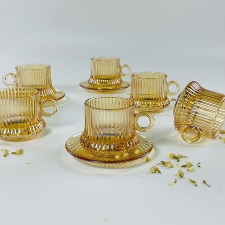 Lenardi 200-151 Кофейный набор 12пр.190 мл в под.уп.(х8)Стекло