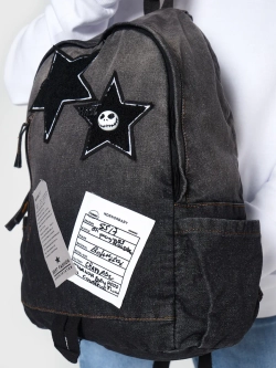 Рюкзак джинсовый школьный молодежный