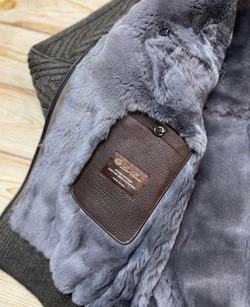 Кардиган с мехом Loro Piana