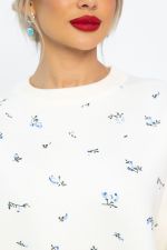 Свитер оверсайз Анита (белый) Б14761-1М LT Collection