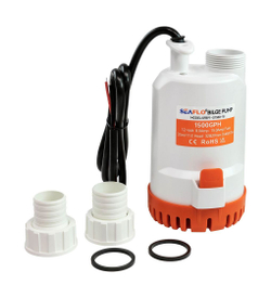 Помпа осушительная 12 В 1500GPH (5677 л/ч), SeaFlo