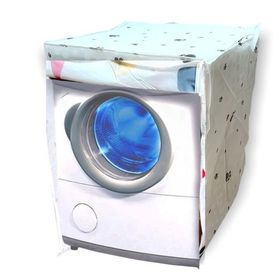 Чехол для стиральной машины с горизонтальной загрузкой на молнии 58x62x85 см Лапки