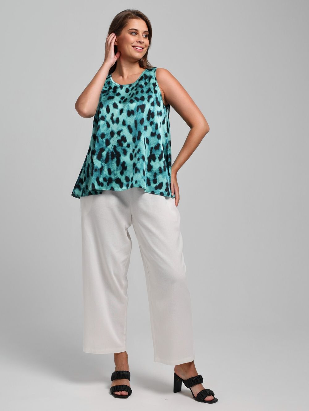 Блузка (топ) Найт-3 Виотекс ЗЕЛЁНЫЙ