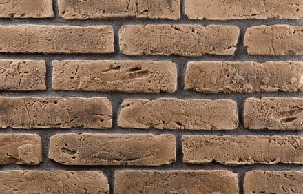 Petra  «Скандинавский кирпич» 10П5 250-260x60-70x15 - Искусственный декоративный камень/плитка