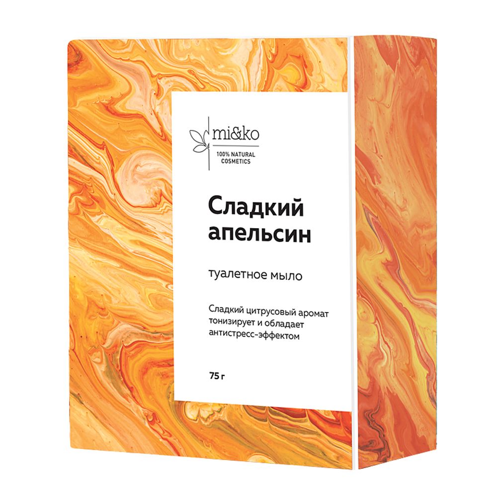 Туалетное мыло Сладкий апельсин 75 г ( Mu&Ko )