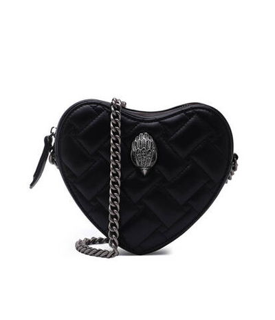 Кожаная сумка-мессенджер 690-KENSINGTON HEART Kurt Geiger - черный(7146300109)