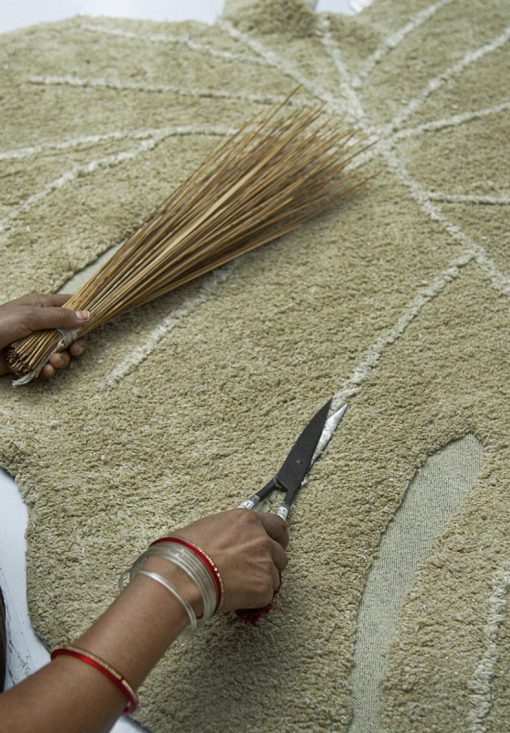 Ковер Lorena Canals Лист монстеры оливковый 200х300 см