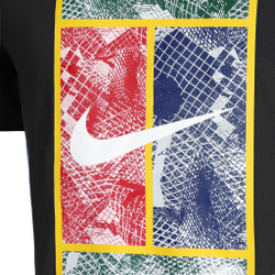 Мужское теннисное поло Nike Court Heritage T-Shirt Men - Black, Multicoloured