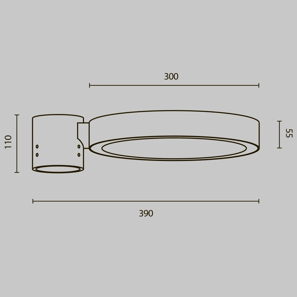 Парковый светильник Maytoni DION O472H-L50GF3K